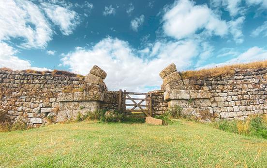 Hadrian's Wall near Milecastles