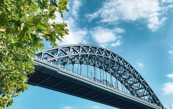 Newcastle's iconic Tyne Bridge