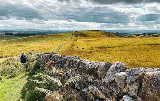 Sections of the wall near Housesteads