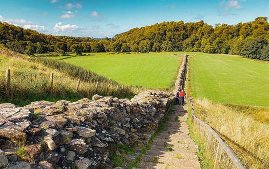 Solid section of the wall at Gilsland