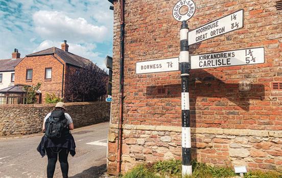 Signpost at Burgh by Sands