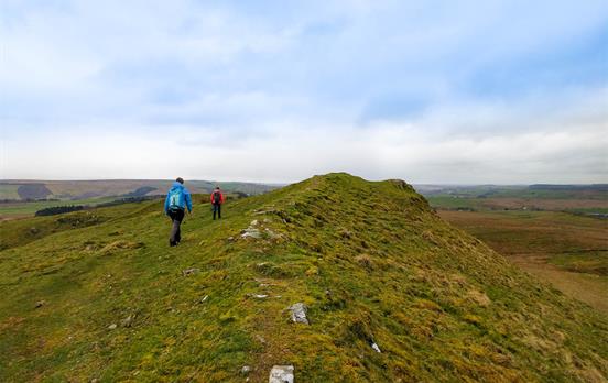 The Macs team out on Hadrian's wall path