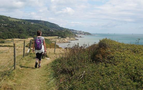 Self-guided walking along the coastal path