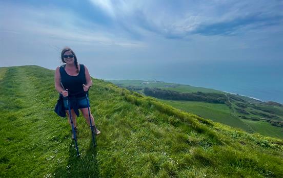 Rewarding views at the top