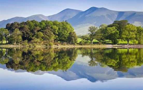 Walkers on the Lake District Trail