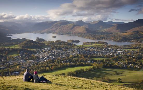 A welcome rest on the Lake District Trail