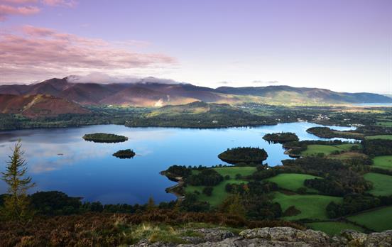 Views over the lakes