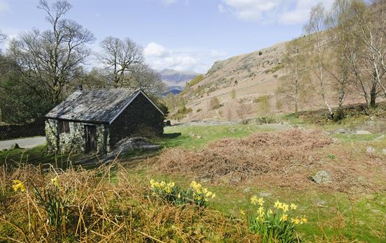 Ashness Lakes in spring