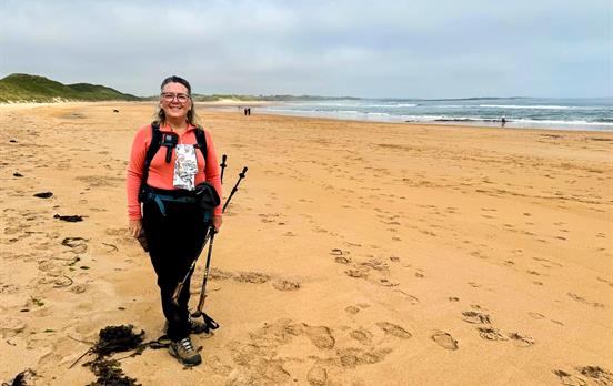 Walk along some of the beaches in the UK