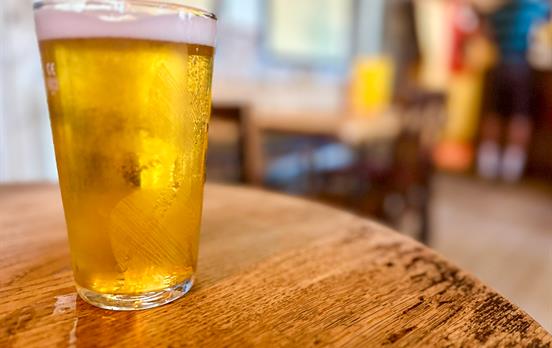 Pints in traditional Northern pubs