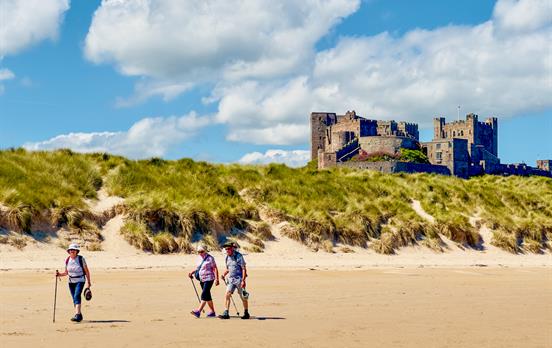 Epic castles and beach walking