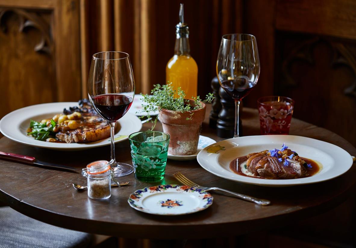 Enjoy a three course meal at the PIG in Harlyn Bay