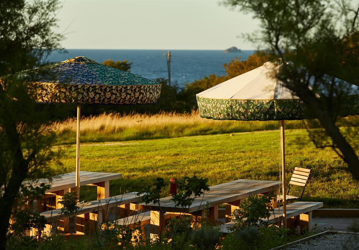 Sea views from the PIG in Harlyn Bay