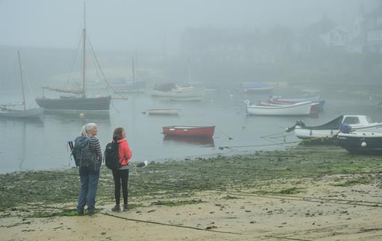 Early morning sea mist