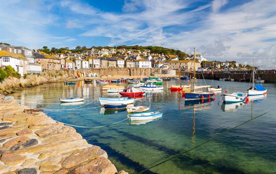 Summers day at Mousehole Harbour