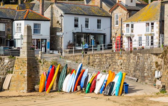 Surfboards at Mousehole Harbour