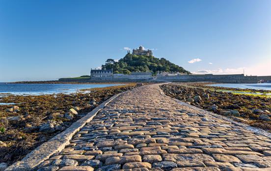 The causeway to St Michaels Mount