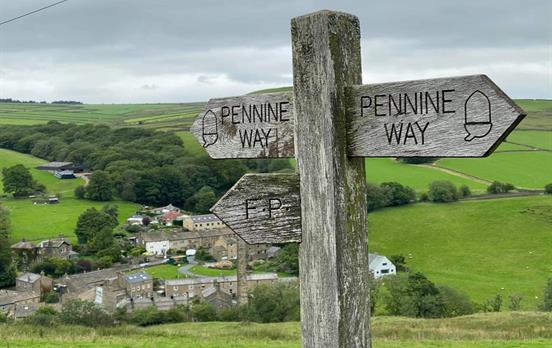 Views over Lothersdale - Photo: David Stott