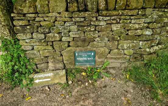 The official start point of the Pennine Way