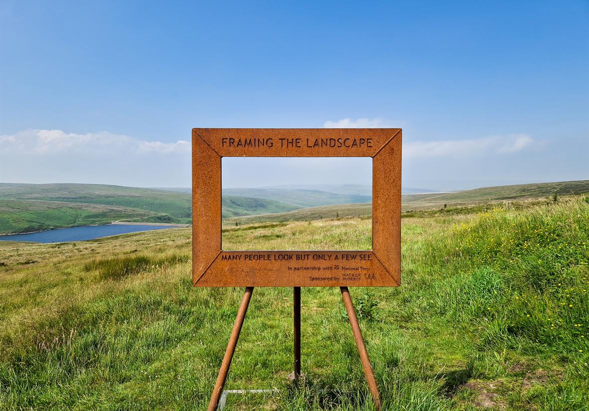 Framing picture of Wessenden Head Reservoir