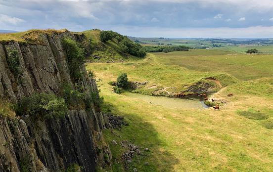 Walltown Crags near Hadrian's Wall