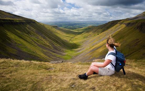 The majestic scenery of High Cup Nick