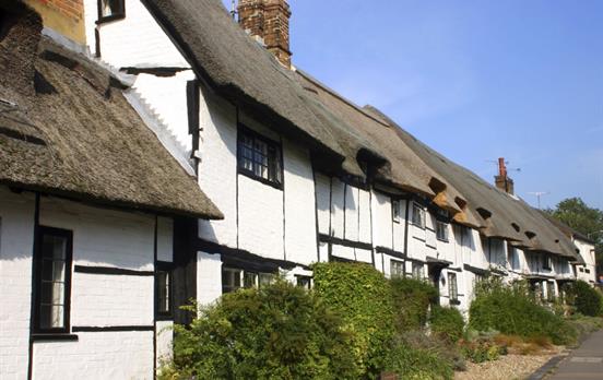 White houses on the Ridgeway