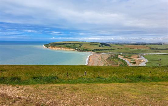 The Cuckmere Haven landscape