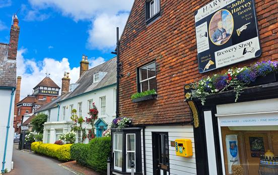 Try some Sussex beer at Harveys Brewery in Lewes