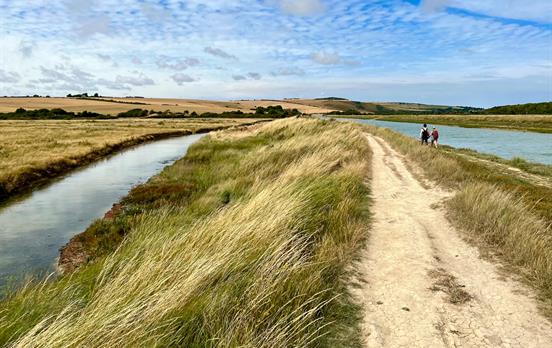 Follow droveway paths all along the South Downs