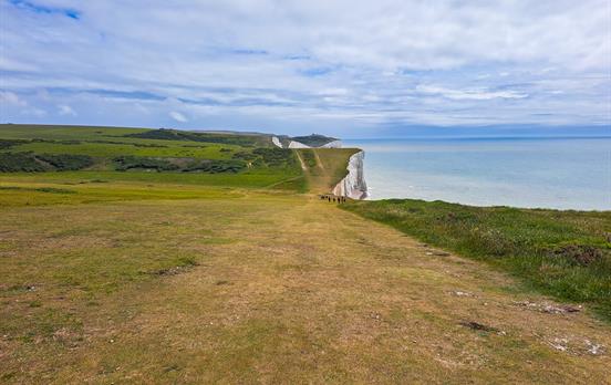 The Seven Sisters Cliffside path