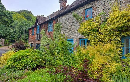 Pretty cottages of West Dean Village