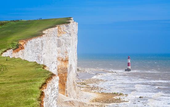 Dramatic coastal path at Beachy Head