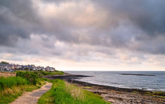 View looking into Craster