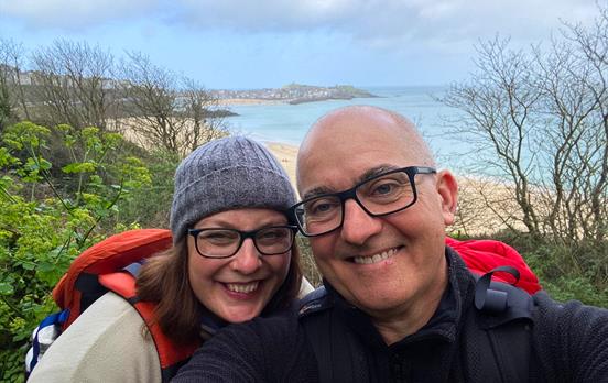 Selfie just outside St Ives