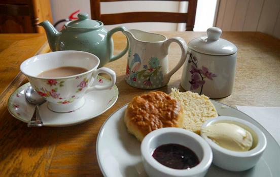 Indulge in a classic English cream tea