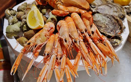 Brittany is famous for its fresh local seafood