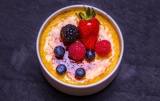 Delicious crème-brûlée