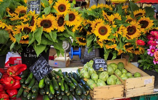 Typical Provencal markets