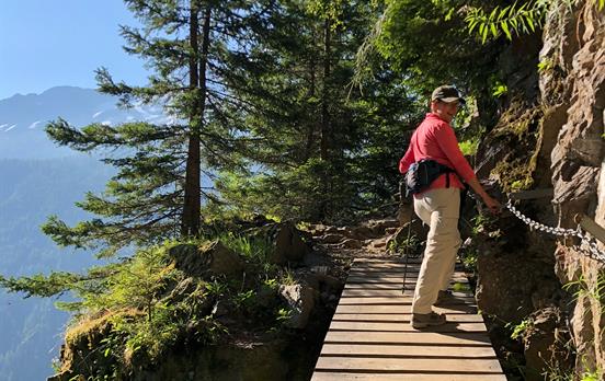 On the way to Lac Blanc