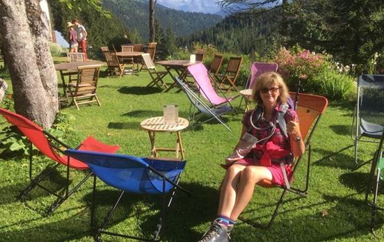 Taking a breather along the way