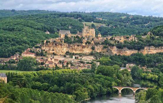 Village on the Rocks in Dordogne