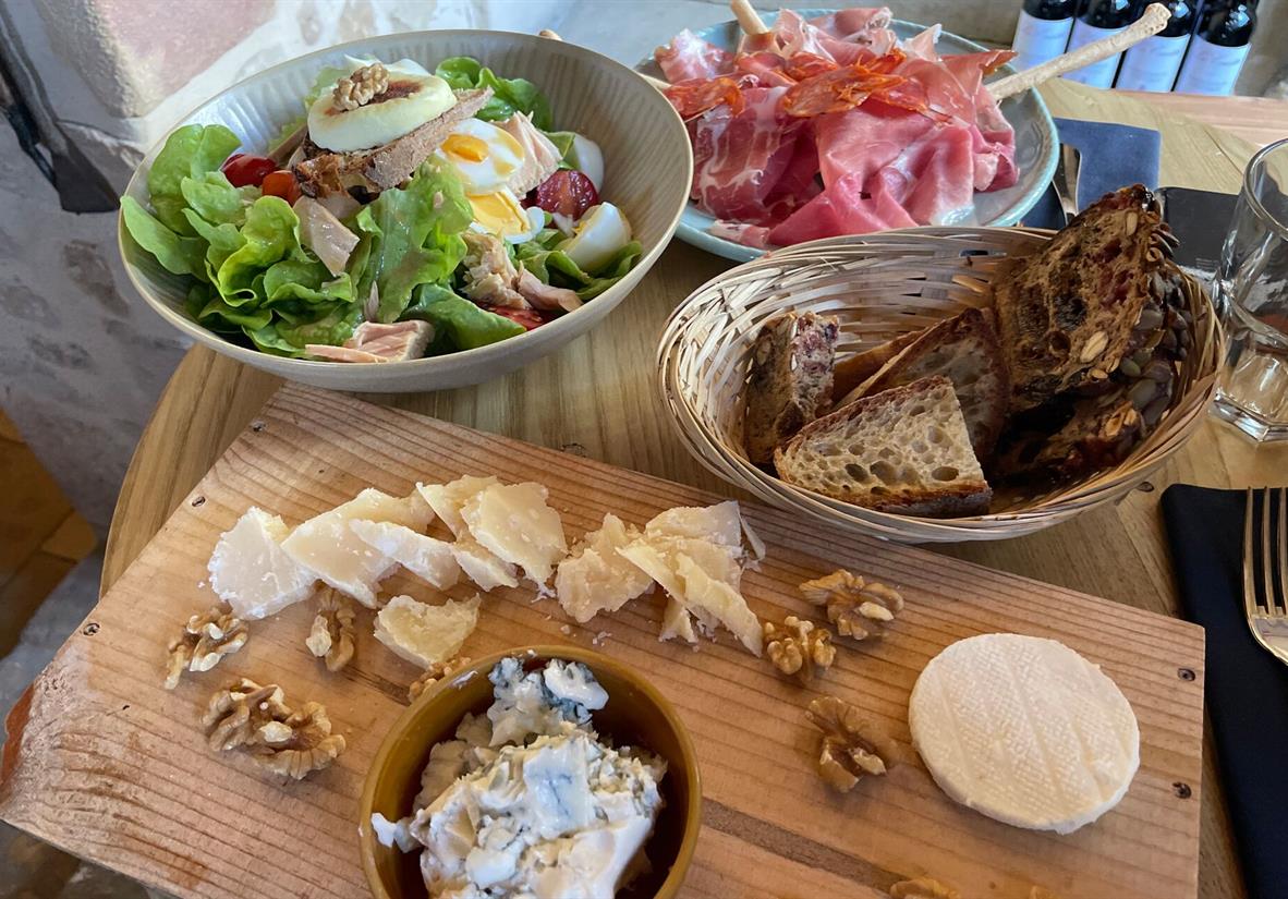 Typical Dordogne Lunch