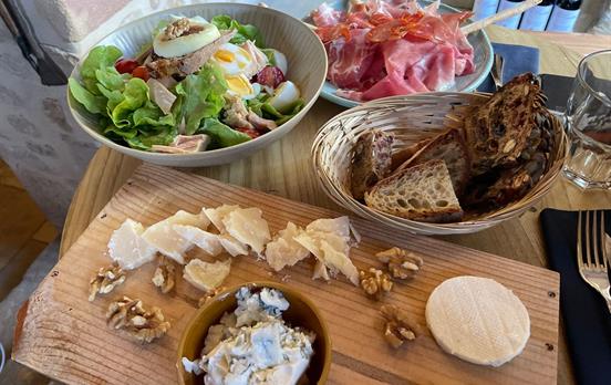 Typical Dordogne Lunch