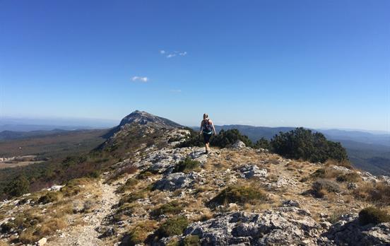 Walking in the Sainte Baume mountains