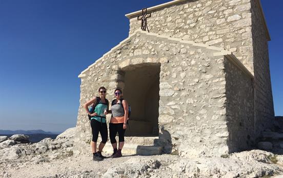 Chapel at the top of the Sainte Baume mountains