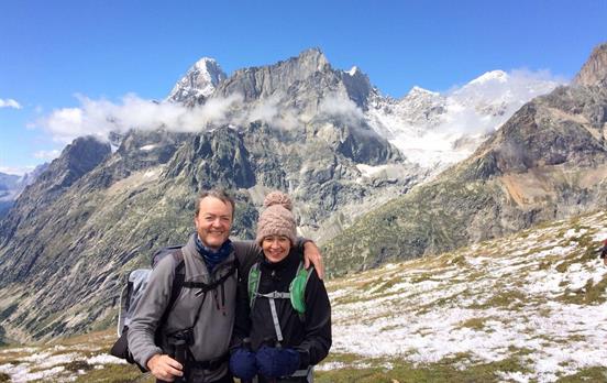 Happy hikers