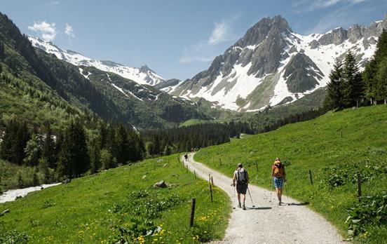 On the Tour du Mont Blanc on the way to Col du Bon