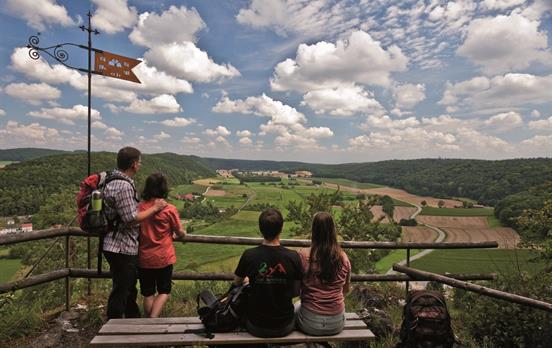 Blick ins Urdonautal im Altmühltal