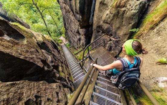 Adventurous trails in Saxon Switzerland